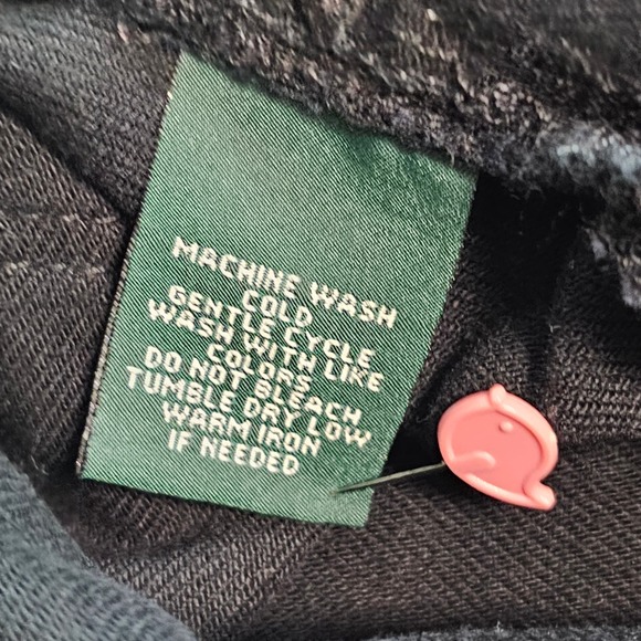 Ralph Lauren Jeans Co Womens 6 Iconic Black Denim Classiccore Outdoors Preppy - Picture 6 of 11